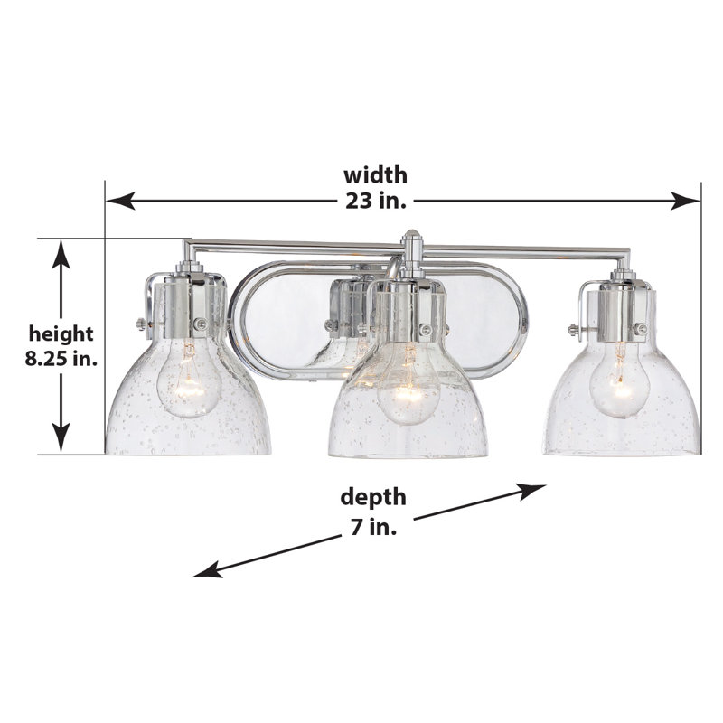 Adalia 3 - Light Dimmable Vanity Light