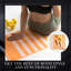 Serviette rayée orange papaye-1900706343-1900706345