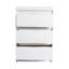 Meuble-lavabo autoportant de 36 po avec lavabo en résine, 1 armoire de rangement et 1 petite armoire murale, tiroirs et porte à fermeture en douceur, contreplaqué (KD-Packing)