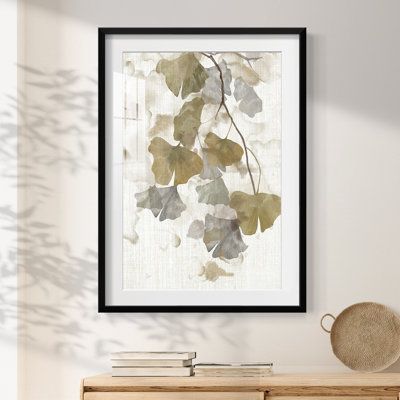 Ginkgo Accent II -Framed Print