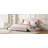 Upholstered Platform Bed With Wingback Headboard, One Twin Trundle And 2 Drawers, No Box Spring Needed, Linen Fabric-1363632454