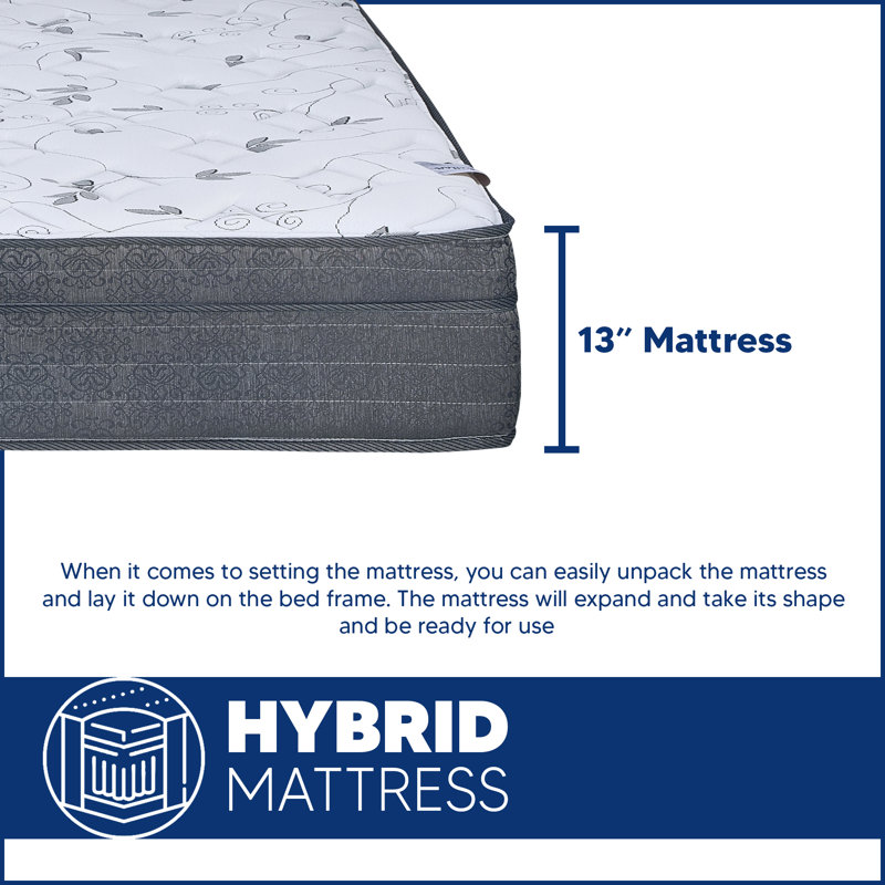 Cheneyville 12'' Firm Mattress, Queen, No Box Spring