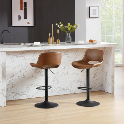 Soza Adjustable Height Swivel Bar Stool