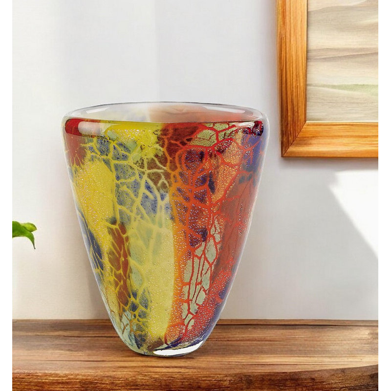 Firestorm Vase, 7'  H x 4' W x 7.5' D
