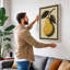 Single Pear with Leaves Botanical - Wrapped Canvas-2102570918-2102570926