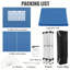 Auddis 2.5m x 1.5m Metal Vault-954509607