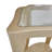 Malibu Crest Glass Top End Table