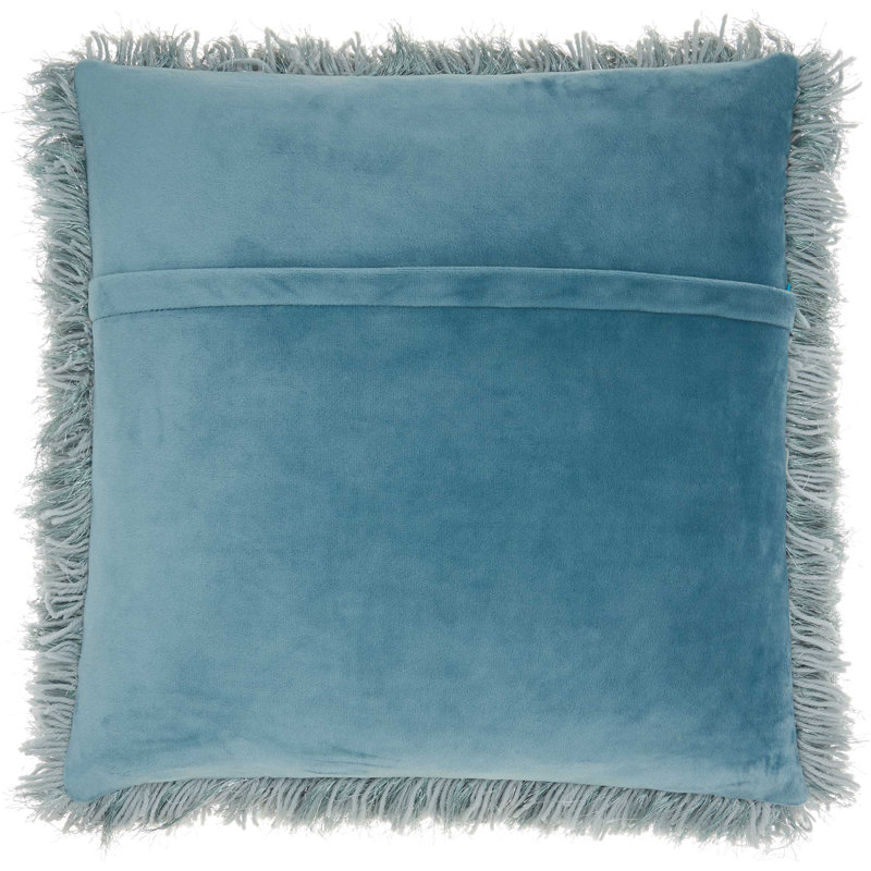 Textured Throw Pillow, Celadon, Square 20"