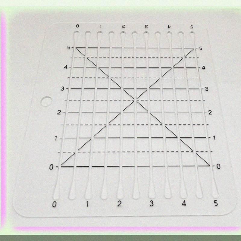 Shape Cut Ruler 5"x5" for Quilting