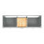 Hamlet 67'' Double Bathroom Vanity with White Quartz Top-93068168