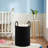 Cotton Rope Laundry Hamper - Woven Collapsible Clothes Storage Basket For Laundry Room, Bedroom, Dorm Organizing - Breathable, Large Capacity, Foldable & Washable Design-410651430