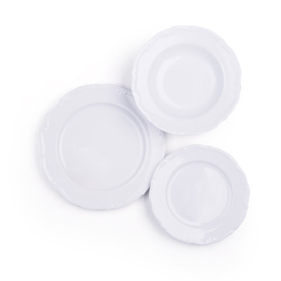 Mademoiselle Piece Porcelain Dinnerware Set - Service for 6