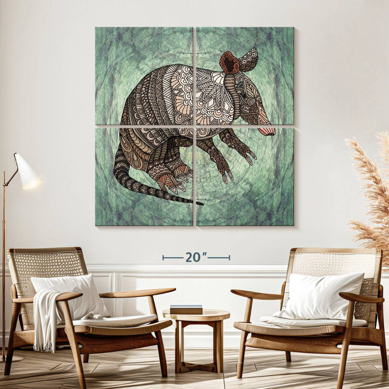 Brampt Armadillo, 57" H x 57" W