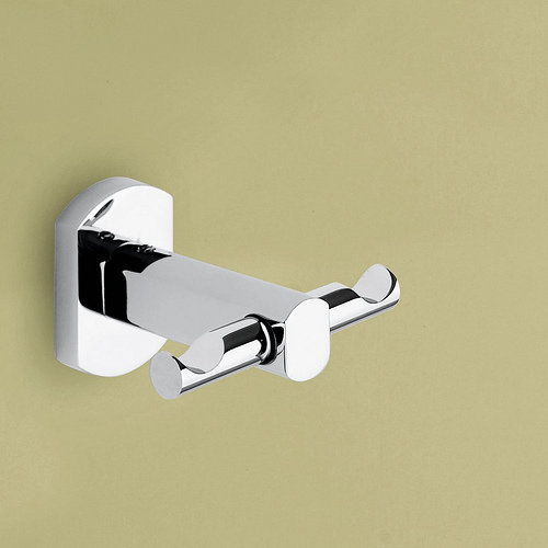 Edera Wall Mounted Double Robe Hook