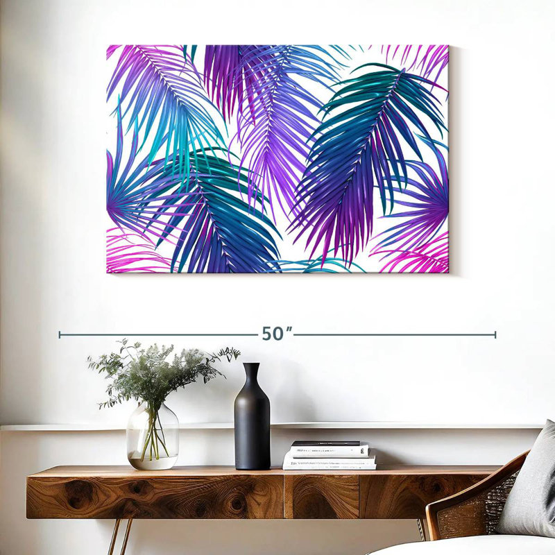 Harnek Neon Tropical Leaves