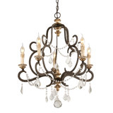 Bordeaux 5 - Light Dimmable Empire Chandelier