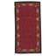 Wool Floral Area Rug in Red