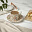 Tasse à thé et soucoupe (Lys doré)