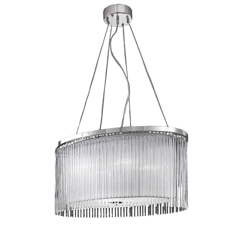 Emmy 4 - Light Chrome Drum Pendant