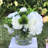 Faux Silk Arrangement in Vase