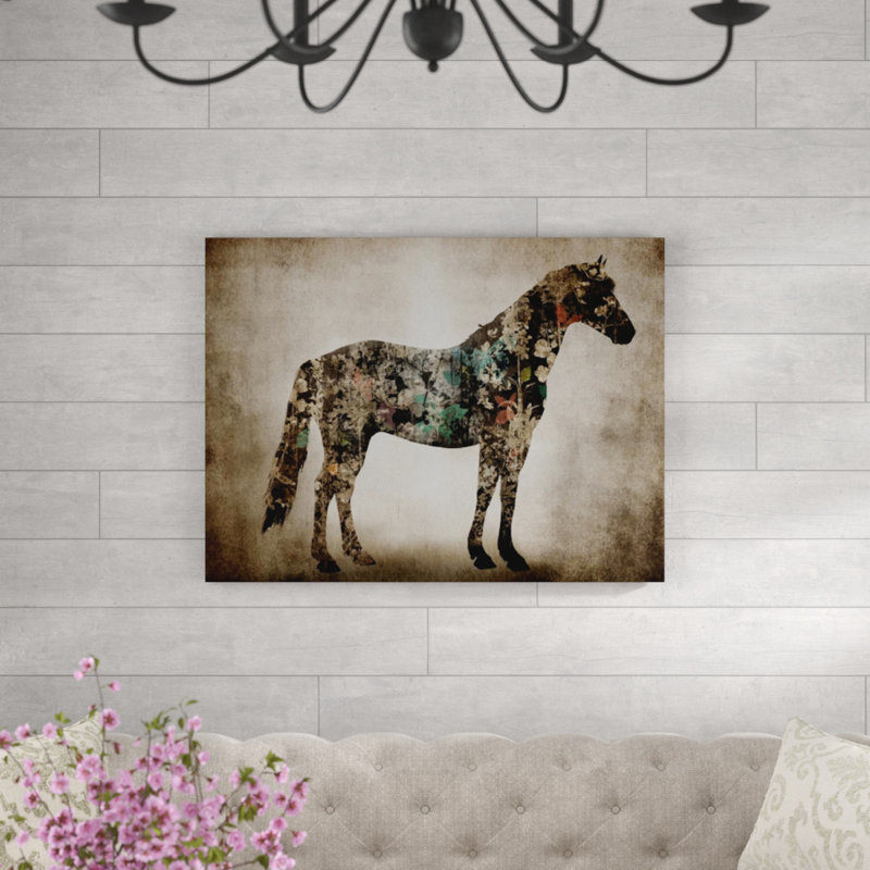 Sofia Fox " Spring Memories " by Sofia Fox, 30" H x 40" W x 1.5" D, Glass Coat