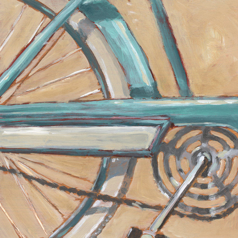 Retro Cycle IV by Ethan Harper - Wrapped Canvas Painting, 76cm H x 76cm W