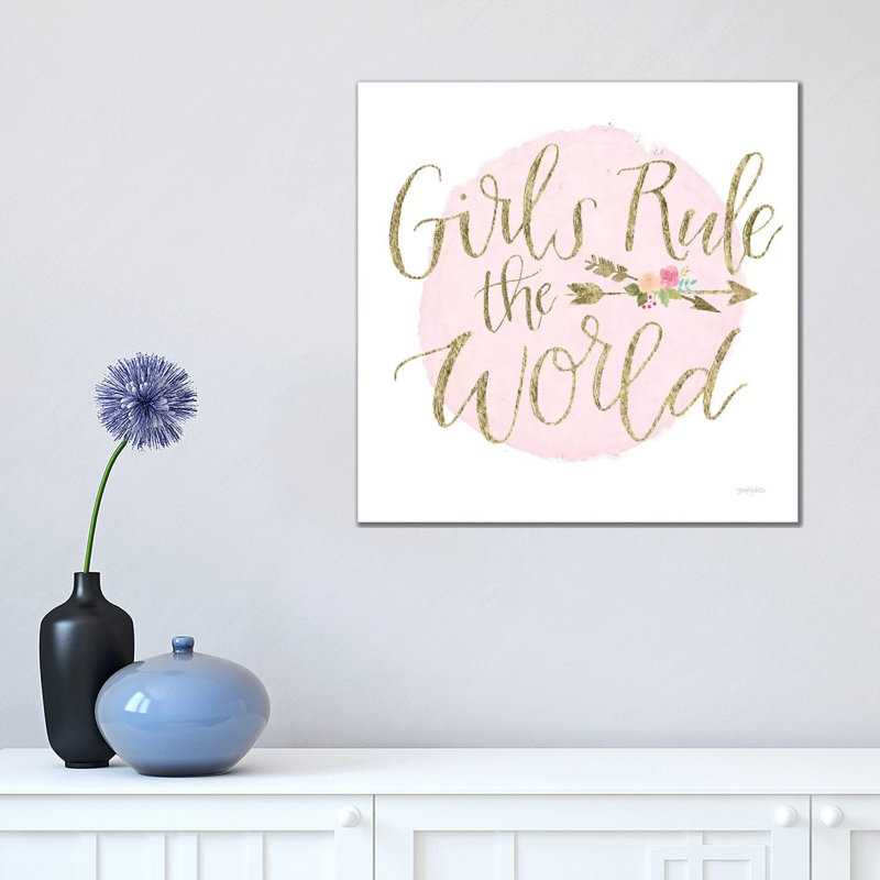 Girl Power III by Jenaya Jackson - Wrapped Canvas Print, 45.72 cm H x 45.72 cm W