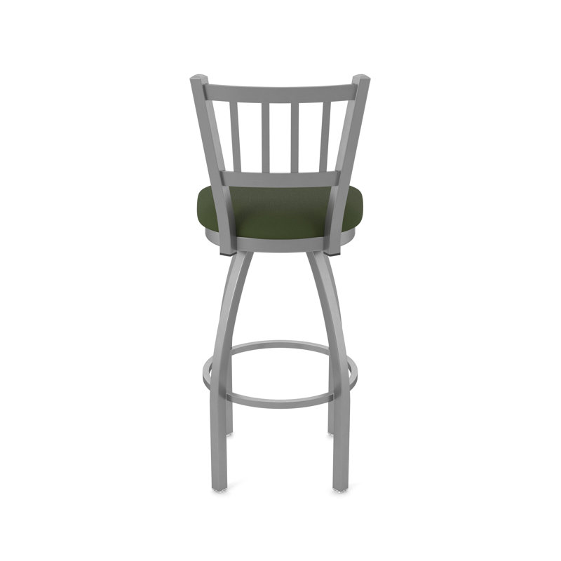 Tabouret pivotant 810 Contessa, Vinyle - pin Canter, Acier inoxydable, Très grand (siège d'une hauteur de 36 po)