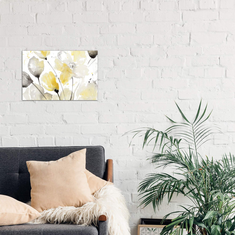 Neutral Abstract Floral II by Lanie Loreth - Wrapped Canvas Painting, 66.04 cm H x 45.72 cm W x 3.175 cm D
