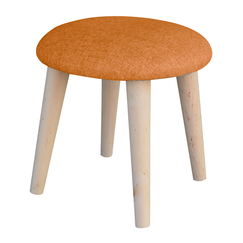 Shetland Vanity Stool, Orange