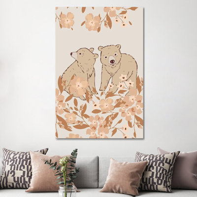 Two Bears by Bernadett Urbanovics - Gallery-Wrapped Canvas Giclée on Canvas