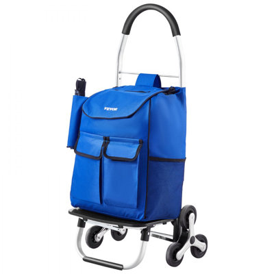 Sac de rangement pliable pour chariot d'escalier 36L avec 6 roues