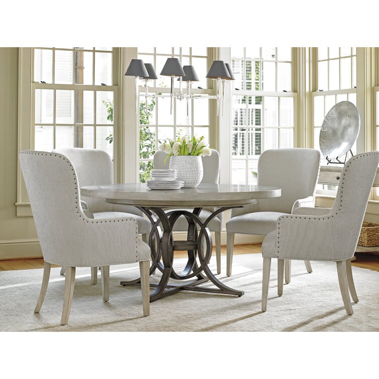 Oyster Bay King Louis Back Arm Chair  Upholstered dining chairs, Chair,  Dining room chairs