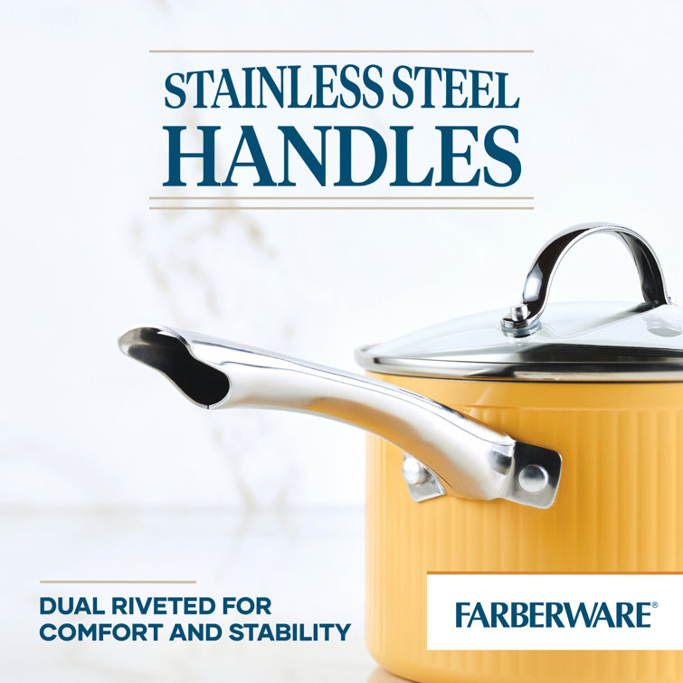 Farberware Classic Stainless Steel 3-Quart Covered Straining