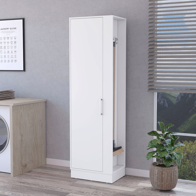 Grande armoire de rangement 2 portes 6 tablettes