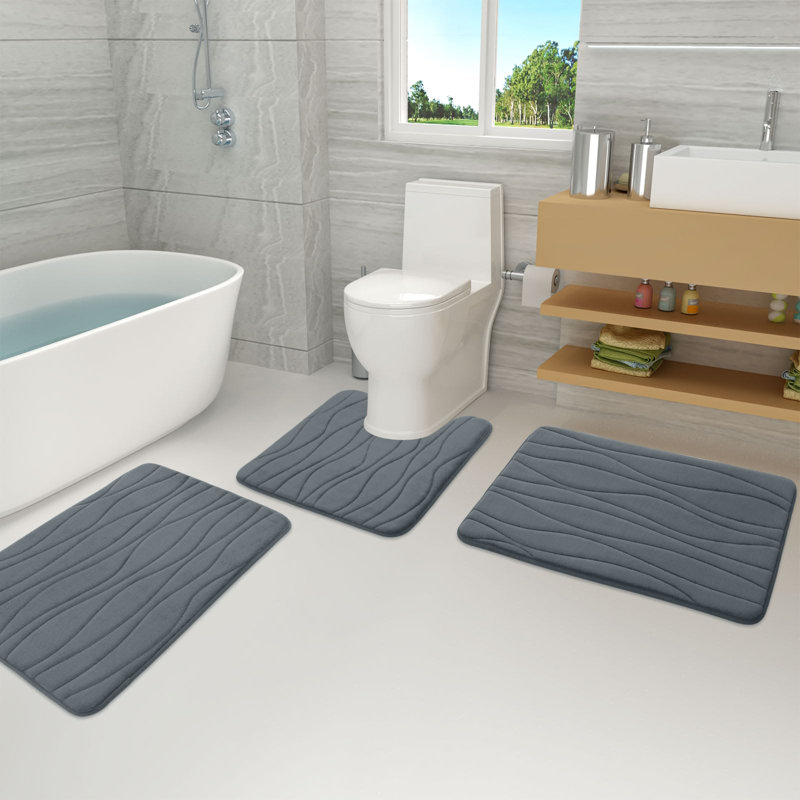 Tapis pour salle de bain en mousse viscoélastique 36X24