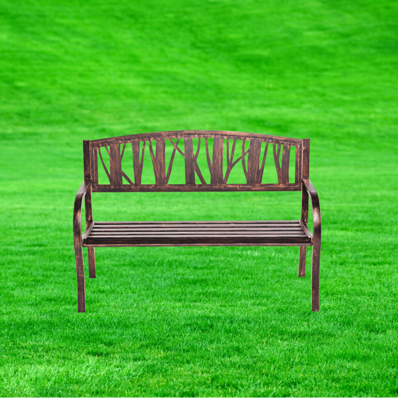 Bozart Metal Outdoor Bench