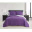 Ensemble de courtepointe réversible en microfibre 3 pièces -122139778-122139787