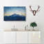 Moody Winter Mountain In Austria - Wrapped Canvas-56637541