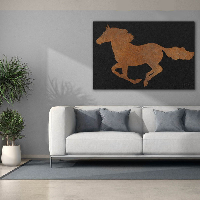 Toile épique «Equine 1 Industrial» par James Wiens «Epic Graffiti», 60 po x 40 po, H 40 po x l 60 po