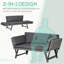 Fauteuil convertible en rotin Latitude Run®