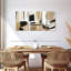 Avery beige moderne abstrait triptyque-106817595