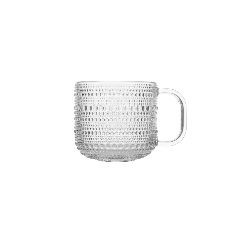 Fortessa Jupiter Glass, 3 Oz. Espresso Cup (Set of 6), Clear, 12 Oz.