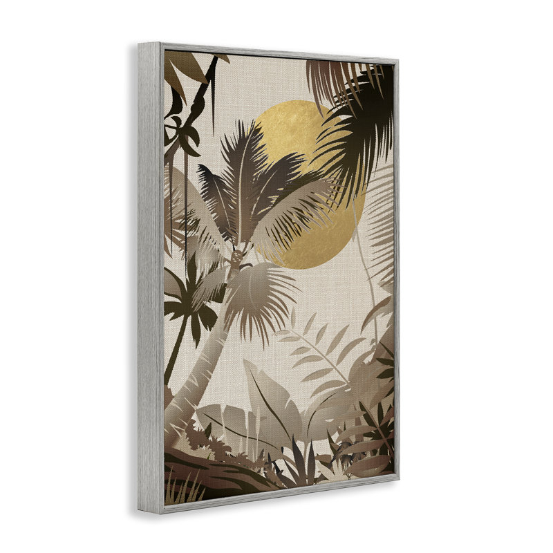Arbres tropicaux neutres, art giclée par Reinders, H 30 po x l 20 po, Estampe numérique Farmhouse