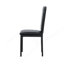 Ensemble de salle à manger en métal avec plateau en faux marbre 5 pièces Furniture - noir, ensemble de salle à manger, table et 4 chaises