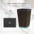 Of 3 Tall Planters, Black Flower Pots With Drainage For Outdoor Patio, , 14.3"L X 14.3"W 24"H Planters 3, Pots, Protected, 14.3" L W 24" H