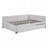 Upholstered Linen Daybed with Trundle Bed-279574615