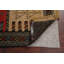 Tapis de la zone en laine rouge/beige/noir 3 pi 9 po x 5 pi 6 po one-of-kind-noué la main
