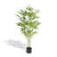 Artificial Bamboo Plant in Pot, 4ft/5ft/6ft Tall Faux Indoor Tree, Realistic Green Leaves, Maintenance-Free Home & Office Décor-668426910