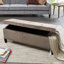 Banc de rangement capitonné à fermeture douce-924770825